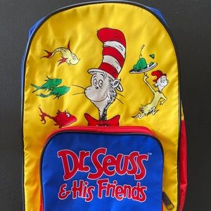 Vintage Dr. Seuss And His Friends Backpack